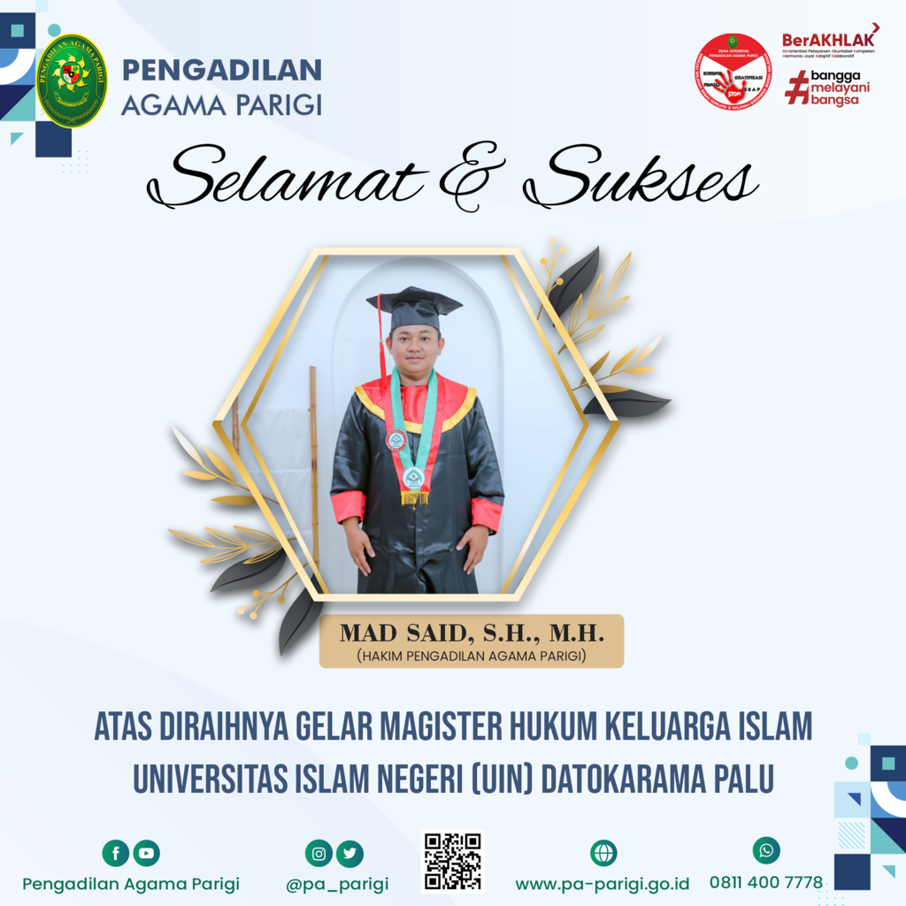 UCAPAN WISUDA Pak MAd